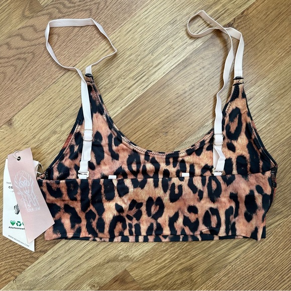 BNWT- We are HAH cami brHAH in leopard - Picture 2 of 7